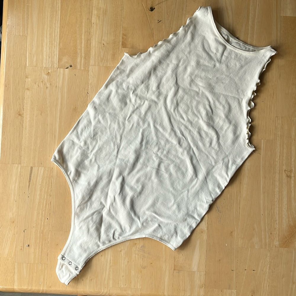 NWOT FREE PEOPLE Feels Right Thong High Neck Body Suit M/L